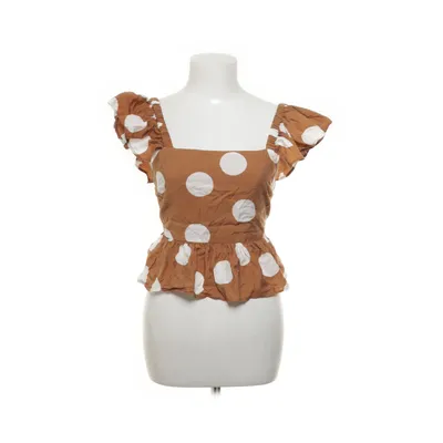 Haut (Marron, Multicolore) de H&M Trend Polyamide, Lyocell, Coton