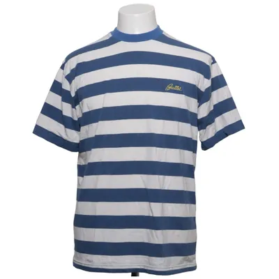 T-shirt (Blauw, Wit) van Buttergoods Katoen, Elastaan