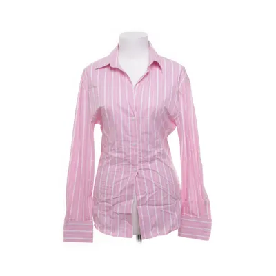 Chemise (Rose, Blanc) de Zara Coton, Élasthane, Polyester