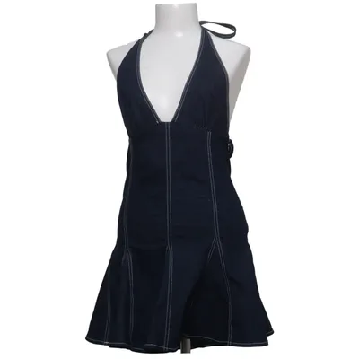 Denim jurk (Blauw) van Bershka Katoen, Elastaan, Polyester