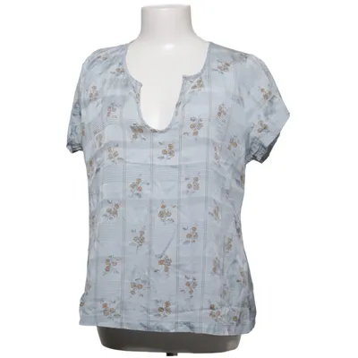 Top (Blauw, Meerkleurig) van Rützou Katoen, Zijde
