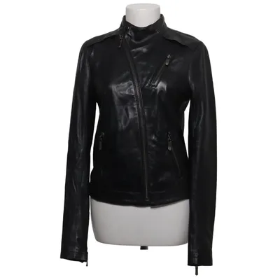 Bikerjakke (Jwle026601) fra J Brand Acetat, Bomuld, Læder