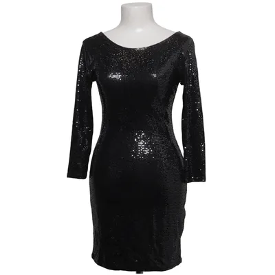 Robe de cocktail (Noir) de Sisters Point Élasthane, Fibre métallique, Polyamide