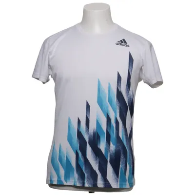 T-shirt (Weiß, Blau) von Adidas Recyceltes Polyester