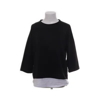 Sweatshirt (Black, White) from Yuki May Cotton, Polyester
