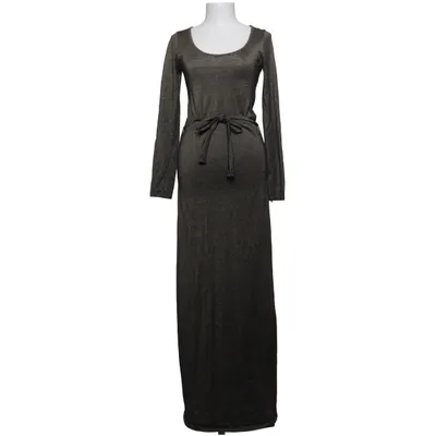 Maxi dress (Black, Gold) from Kate Moss x Topshop Cotton, Metallic fiber, Viscose