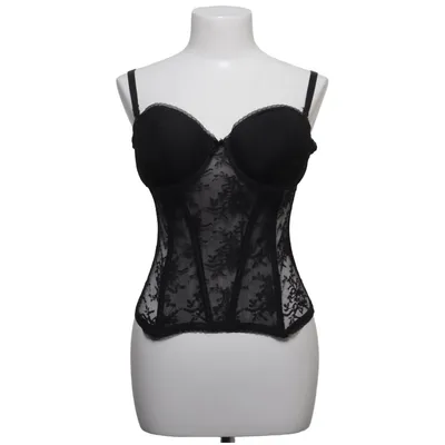 Corset (Noir) de H&M Élasthane, Polyamide