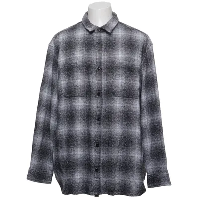 Flannel shirt (Black, White, Gray) from Jack & Jones Recycled cotton, Recycled polyester