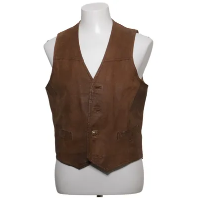 Lædervest (Classic Series) fra Florentino Læder, Viscose
