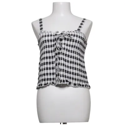 Crop top (Bianca Amy Gingham) van New Look Viscose
