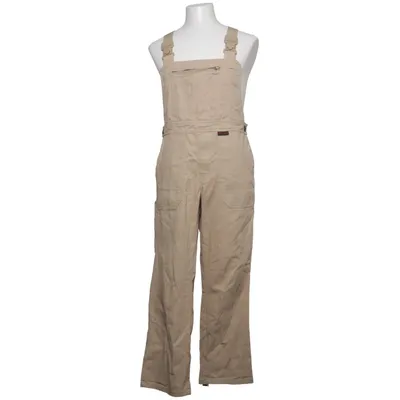 Hängselbyxor (Beige) från Qualitex Bomull