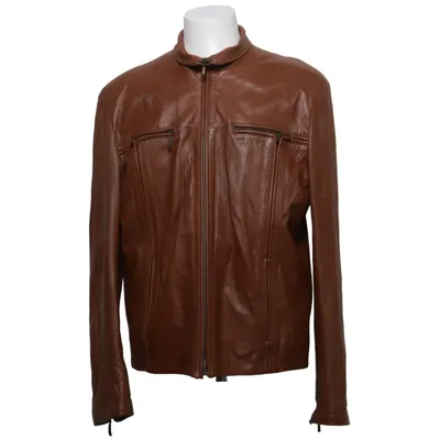 Leather jacket (Brown) from S&D Viscose, Leather