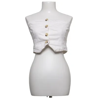 Top tube (Blanc) de Edited Coton, Lin
