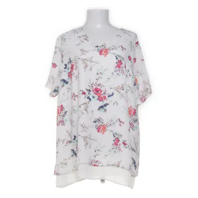 Top (White, Multicolored) from Ciso Polyester