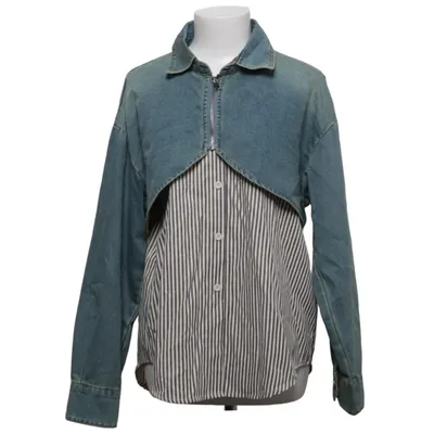 Shirt (Blue, White, Multicolored) from Fame