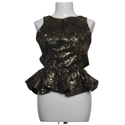 Top péplum (62S43CGLD) de Rare London Coton, Polyester