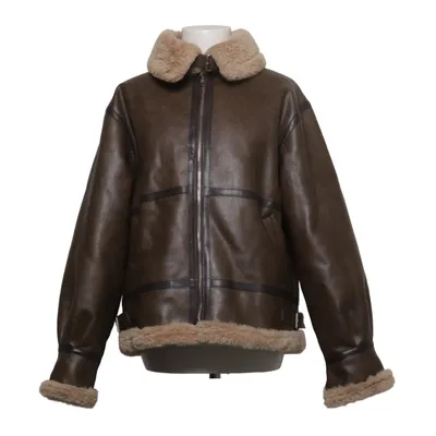 Veste en peau de mouton retournée (Marron, Beige) de Darling