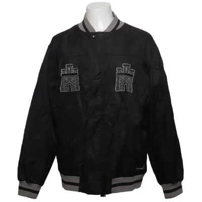 Bomberjakke (Sort, Grå) fra Crooks & Castles Elastan, Polyamid, Polyester