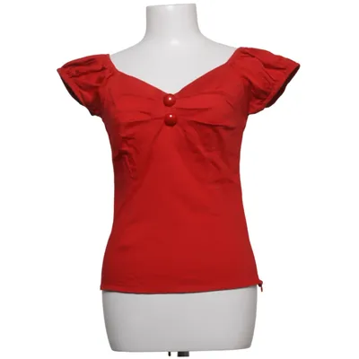 Top (Red) from Collectif Cotton, Elastane