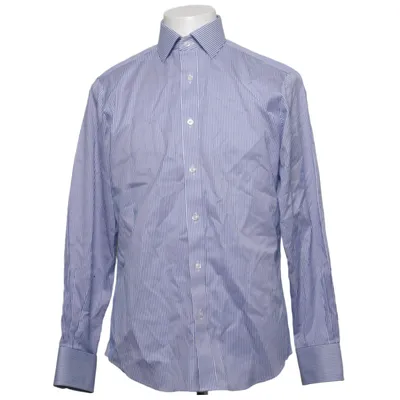 Shirt (Blue, White) from TM Lewin Cotton