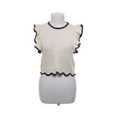 Topp (Vit, Svart) från Zara Bomull, Polyamid