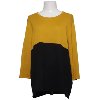 Sweater (Yellow, Black) from Grandiosa Acrylic, Cotton
