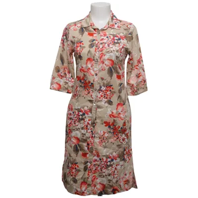 Robe chemise (Beige, Multicolore) de Pauline B Coton, Élasthane