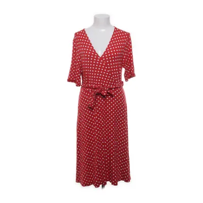 Klänning (Röd, Vit) från Du Milde Bomull, Elastan, Viskos
