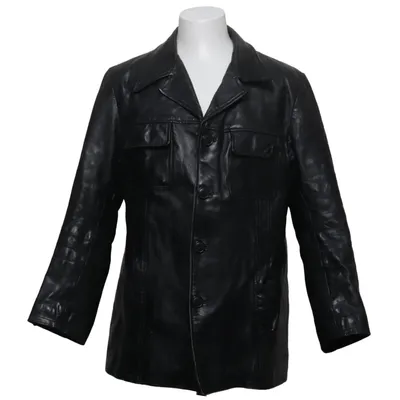 Leren jack (Zwart) van Roco Baroco Leer, Polyester