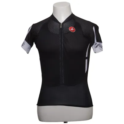 Bicycle shirt (Black, White) from Castelli Elastane, Polyester