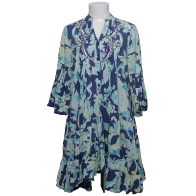 Dress (Blue, Multicolored) from Antica Sartoria Cotton