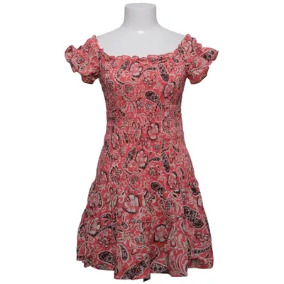 Jurk (Roze, Zwart, Wit, Meerkleurig) van Mango Katoen