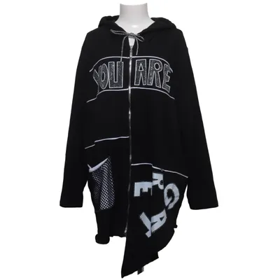 Sweat à capuche (Noir) de Tredy Coton, Polyester