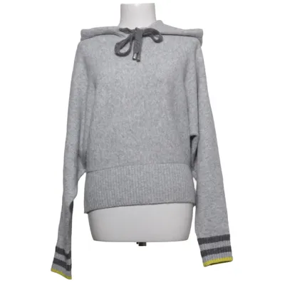 Hoodie (Gray, Yellow, Black) from Pringle of Scotland x H&M Acrylic, Elastane, Polyester, Wool