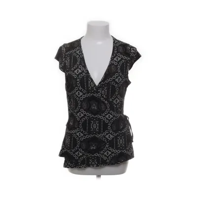 Wrap top (Black, Multicolored) from Tippy Elastane, Viscose