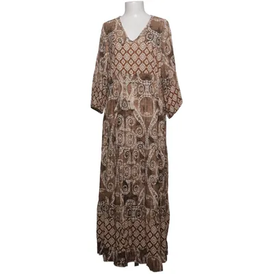 Maxi jurk (Bruin, Wit) van Sarah Viscose