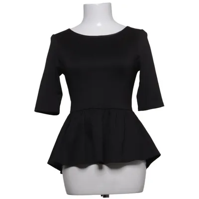 Peplum top (Zwart) van New Look Elastaan, Polyester, Viscose