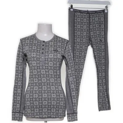 Underställ (Grå, Vit) från Kari Traa Ull