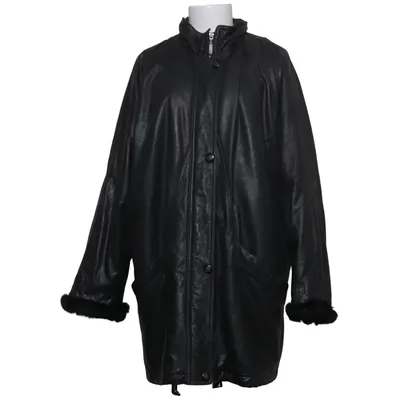 Winterjas (Zwart) van Stefano Benuto Acetaat, Polyamide