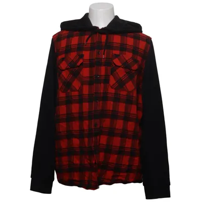 Sweat à capuche (Rouge, Noir) de EMP Coton, Polyester