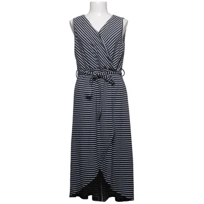 Robe longue (Bleu, Blanc) de PatPat Élasthane, Polyester