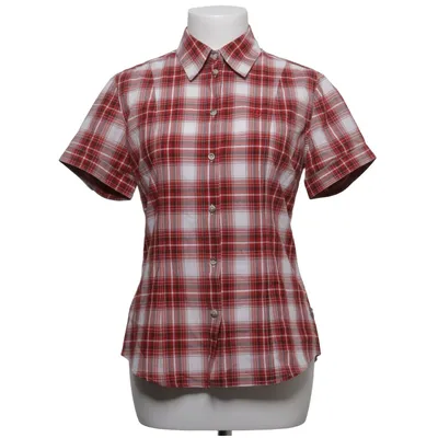 Short sleeve shirt (Red, White) from Fjällräven Bamboo, Polyester