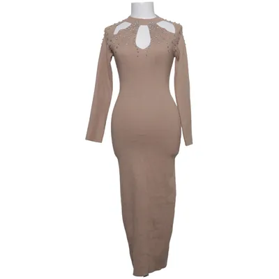 Robe longue (Beige) de Golden Days Polyamide, Polyester, Viscose