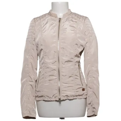 Jacket (Beige) from Jofama Elastane, Leather, Polyester
