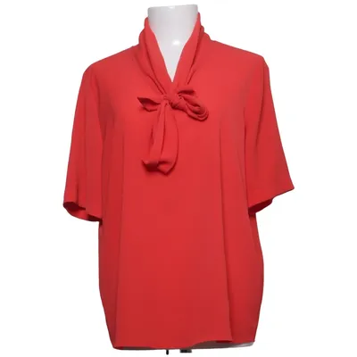 Knytblus (Röd) från Erfo Elastan, Polyester