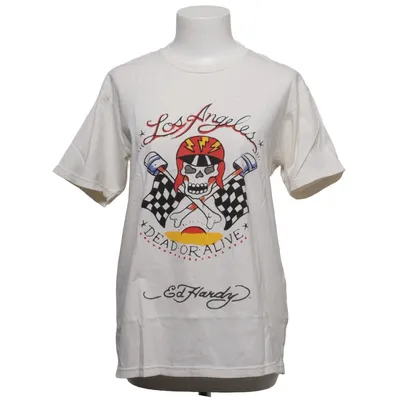 T-shirt (Vit, Flerfärgad) från Ed Hardy Bomull