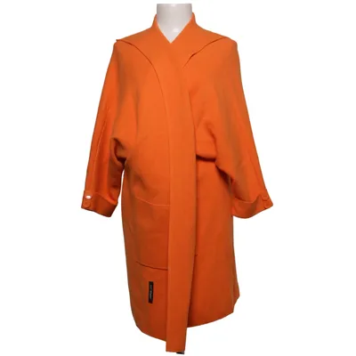 Manteau (Orange) de Just Woman Cachemire, Nylon, Viscose, Laine