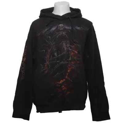 Hoodie (Black, Multicolored) from Spiral Cotton