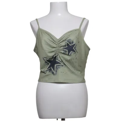 Crop top (Grön) från Romwe Elastan, Polyester