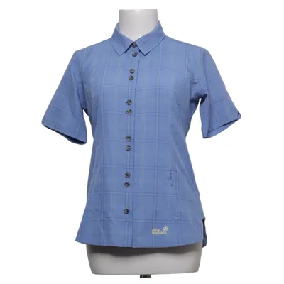 Chemise à manches courtes (Bleu) de Jack Wolfskin Polyester, Viscose